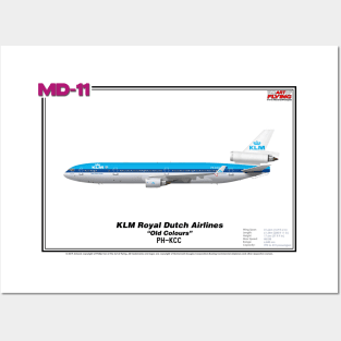 McDonnell Douglas MD-11 - KLM Royal Dutch Airlines (Art Print) Posters and Art